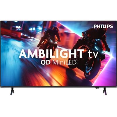 Smart TV QD MiniLED 85" 85MLED910/12 4K Ultra HD Wi-Fi (Negro) - PHILIPS Smart TV QD MiniLED 85" 85MLED910/12 4K Ultra HD Wi-Fi (Negro) - PHILIPS
