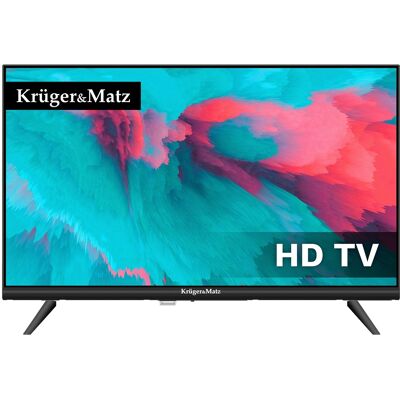 KRUGER MATZ TV D-LED 24" HD c/ Sintonizador DVB-T2/T/C H.265 HEVC (12/220V) - Kruger&Matz KRUGER MATZ TV D-LED 24" HD c/ Sintonizador DVB-T2/T/C H.265 HEVC (12/220V) - Kruger&Matz