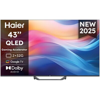 Haier H43S80FUX 43" 4K Ultra HD QLED Smart TV - Smart TV Haier H43S80FUX 43" 4K Ultra HD QLED Smart TV - Smart TV