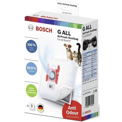 Bolsa Aspirador BBZAFGALL (4 Uds) - BOSCH Bolsa Aspirador BBZAFGALL (4 Uds) - BOSCH