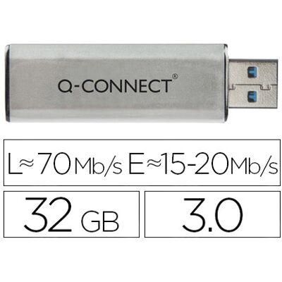 Memoria USB 32GB USB 3.0 - Q-CONNECT Memoria USB 32GB USB 3.0 - Q-CONNECT