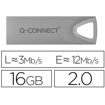 Pen Drive USB Flash Premium 16GB 2.0 - Q-CONNECT Pen Drive USB Flash Premium 16GB 2.0 - Q-CONNECT
