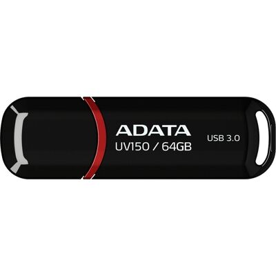 Pen Drive 64GB DashDrive UV150 (Negro) - ADATA Pen Drive 64GB DashDrive UV150 (Negro) - ADATA