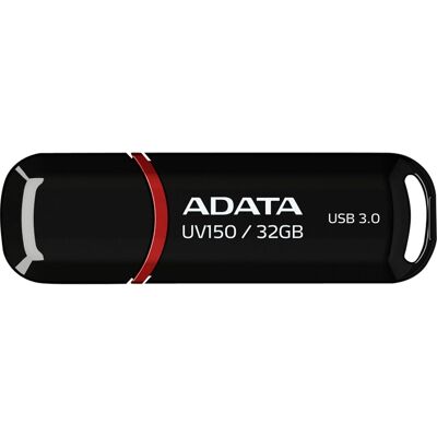 ADATA AUV150-32G-RBK unidad flash USB 32 GB USB tipo A 3.2 Gen 1 (3.1 Gen 1) Negro ADATA AUV150-32G-RBK unidad flash USB 32 GB USB tipo A 3.2 Gen 1 (3.1 Gen 1) Negro