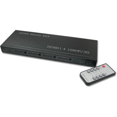 ACOUSTIC CONTROL Conmutador Matriz HDMI 4 x 4 Puertos - CONTROL ACÚSTICO ACOUSTIC CONTROL Conmutador Matriz HDMI 4 x 4 Puertos - CONTROL ACÚSTICO
