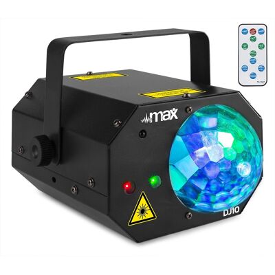 Proyector LED Jelly Moon Effects + Láser Rojo/Verde/Azul (DJ10) - MAX Proyector LED Jelly Moon Effects + Láser Rojo/Verde/Azul (DJ10) - MAX