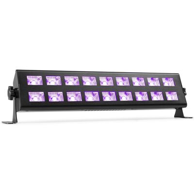Barra 2x 9 LEDs 3W UV (Luz Negra) BUV293 - beamZ Barra 2x 9 LEDs 3W UV (Luz Negra) BUV293 - beamZ