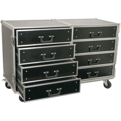 Rack Metálico / Caja de Transporte con 8 Cajones (PD-F4A) - Power Dynamics Rack Metálico / Caja de Transporte con 8 Cajones (PD-F4A) - Power Dynamics