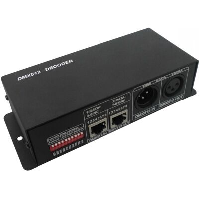 Controlador DMX512 para Tiras LED Controlador DMX512 para Tiras LED