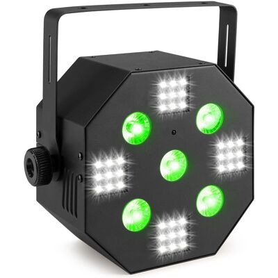 Proyector de efectos LED "2-EN-1" 4W RGB (MULTIACE2) - beamZ Proyector de efectos LED "2-EN-1" 4W RGB (MULTIACE2) - beamZ