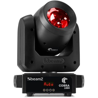 Cabeza móvil Cobra 100H Beam 100W LED DMX con prisma (negro) - beamZ Cabeza móvil Cobra 100H Beam 100W LED DMX con prisma (negro) - beamZ