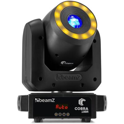 Cabeza Móvil LED Cobra 100R SPOT 100W + Anillo RGB (Negro) - beamZ Cabeza Móvil LED Cobra 100R SPOT 100W + Anillo RGB (Negro) - beamZ