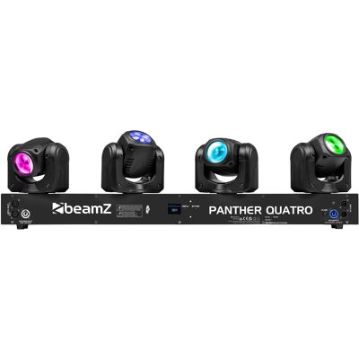 Barra de Iluminación LED RGBW con 4 Cabezales Móviles 40W (PANTHER) - beamZ Barra de Iluminación LED RGBW con 4 Cabezales Móviles 40W (PANTHER) - beamZ