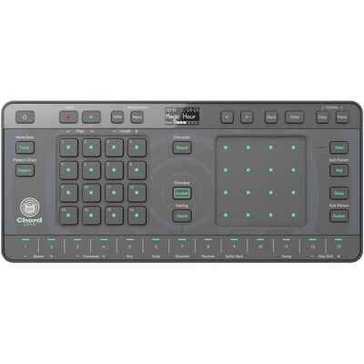 Controlador de DJ Chordcat Groovebox de 8 canales (negro) - ALPHATHETA Controlador de DJ Chordcat Groovebox de 8 canales (negro) - ALPHATHETA