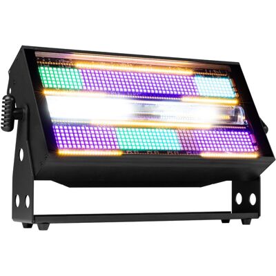 Proyector combinado LED RGB+CW estroboscópico (BS1200) - beamZ Proyector combinado LED RGB+CW estroboscópico (BS1200) - beamZ
