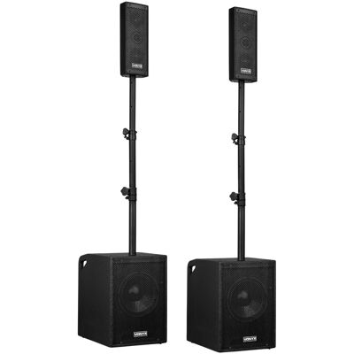 Sistema de Sonido Amplificado Bluetooth/USB/SD/Mic 1050W (VX1020BT 2.2) - VONYX Sistema de Sonido Amplificado Bluetooth/USB/SD/Mic 1050W (VX1020BT 2.2) - VONYX