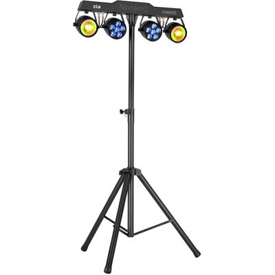 Barra de Fiesta Portátil "4 en 1" CLS con 2 Focos LED PAR RGBW + 2 Proyectores JellyMoon (NES09) - beamZ Barra de Fiesta Portátil "4 en 1" CLS con 2 Focos LED PAR RGBW + 2 Proyectores JellyMoon (NES09) - beamZ