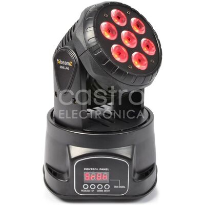 Cabeza móvil LED Wash RGBW 7x 10W DMX (MHL74) - beamZ Cabeza móvil LED Wash RGBW 7x 10W DMX (MHL74) - beamZ