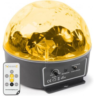 Proyector de efectos LED 6x 3W RGBAWP con control remoto (MINI STAR BALL) - beamZ Proyector de efectos LED 6x 3W RGBAWP con control remoto (MINI STAR BALL) - beamZ