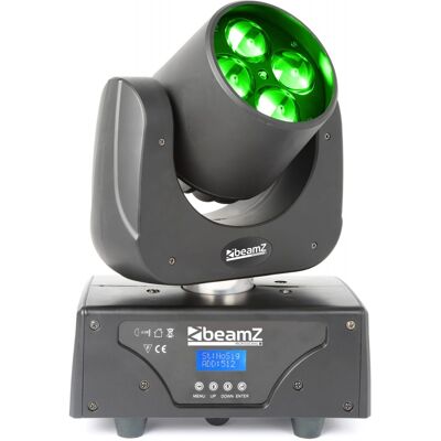 Cabeza móvil profesional LED QUAD RGBW 4 OSRAM LED x 15W DMX con lente giratoria (Razor500) - beamZ Cabeza móvil profesional LED QUAD RGBW 4 OSRAM LED x 15W DMX con lente giratoria (Razor500) - beamZ