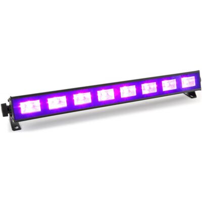 Barra Profesional 8 LEDs 3W UV (Luz Negra) BUV93 - beamZ Barra Profesional 8 LEDs 3W UV (Luz Negra) BUV93 - beamZ