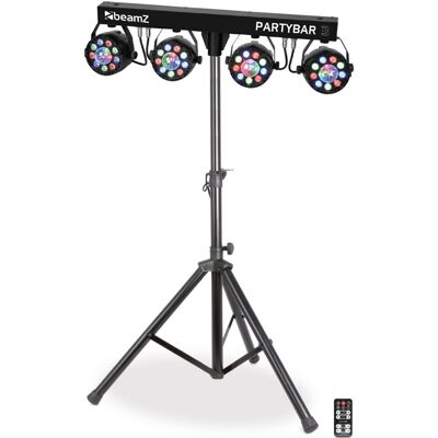Barra portátil "4-IN-1" con 4 focos PAR RGBW Magic Ball (Partybar3) - beamZ Barra portátil "4-IN-1" con 4 focos PAR RGBW Magic Ball (Partybar3) - beamZ