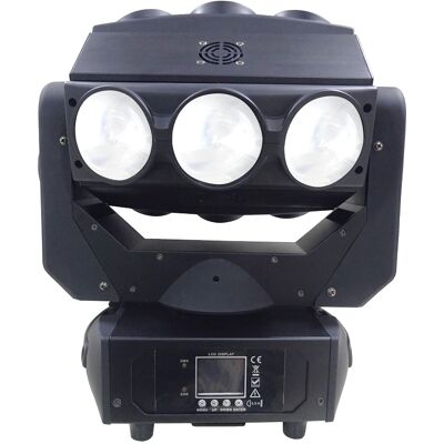 Cabeza Móvil LEDs "4-IN-1" 9x 12W CREE RGBW DMX (SPIDER ULTIMATE POCKET) - POWER LIGHTING Cabeza Móvil LEDs "4-IN-1" 9x 12W CREE RGBW DMX (SPIDER ULTIMATE POCKET) - POWER LIGHTING