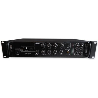 GBC Amplificador Profesional 6 Zonas USB/MP3 180W RMS c/ Línea 100V GBC Amplificador Profesional 6 Zonas USB/MP3 180W RMS c/ Línea 100V