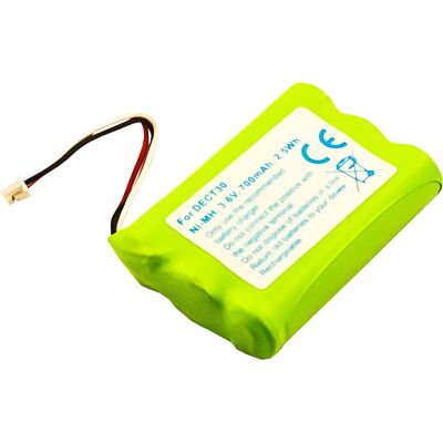 Batería Agfeo Dect 30/45 - NiMH 3,6V 700mAh Batería Agfeo Dect 30/45 - NiMH 3,6V 700mAh