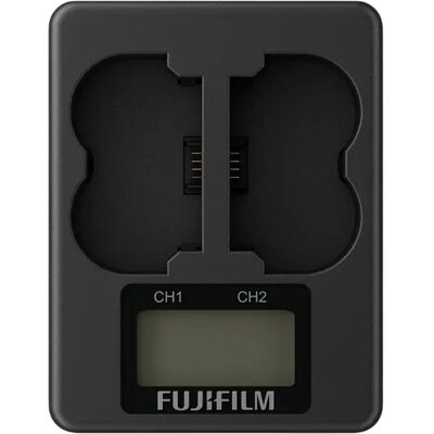 Cargador de batería dual BC-W235 (negro) - FUJIFILM Cargador de batería dual BC-W235 (negro) - FUJIFILM