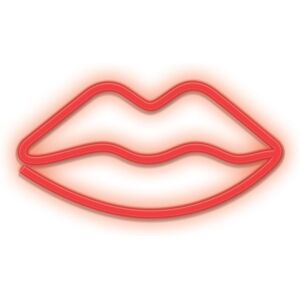 Luz decorativa LED rojo neón con forma de labios - FOREVER Luz decorativa LED rojo neón con forma de labios - FOREVER