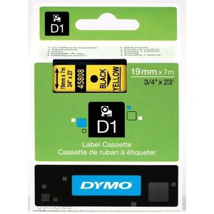 Cinta negra sobre amarilla (7 mts/1,9 cm) - DYMO Cinta negra sobre amarilla (7 mts/1,9 cm) - DYMO