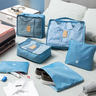 Pack de 6 Bolsas Organizadoras Luggan para Bolsas de Viaje - INNOVAGOODS Pack de 6 Bolsas Organizadoras Luggan para Bolsas de Viaje - INNOVAGOODS