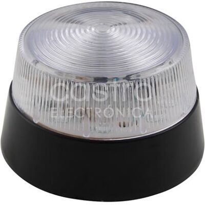 Velleman Modelo 15 Blanco - Luz intermitente LED - Uso en interiores Velleman Modelo 15 Blanco - Luz intermitente LED - Uso en interiores