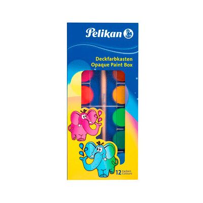 Pelikan Estuche Acuarela 12 Colores con Pincel Pelikan Estuche Acuarela 12 Colores con Pincel
