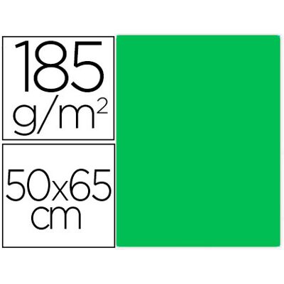 Cartulina Guarro 185 Gr 50X65 cm Kiwi Cartulina Guarro 185 Gr 50X65 cm Kiwi
