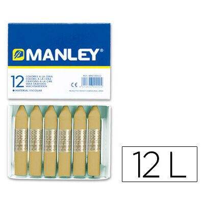 Manley Unicolor Earth Shade Natural Crayon N.67 Caja de 12 Unidades Manley Unicolor Earth Shade Natural Crayon N.67 Caja de 12 Unidades
