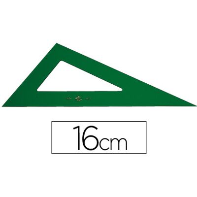 FABER-CASTELL Transp Cuadrado Plastico Verde 16 cm FABER-CASTELL Transp Cuadrado Plastico Verde 16 cm