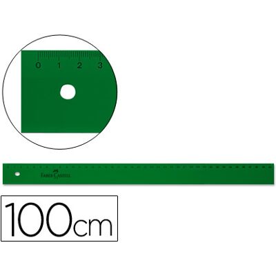 FABER-CASTELL Faber Regla Plastica 100 cm FABER-CASTELL Faber Regla Plastica 100 cm