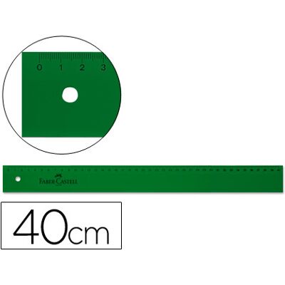 FABER-CASTELL Faber Regla Plastica 40 cm FABER-CASTELL Faber Regla Plastica 40 cm