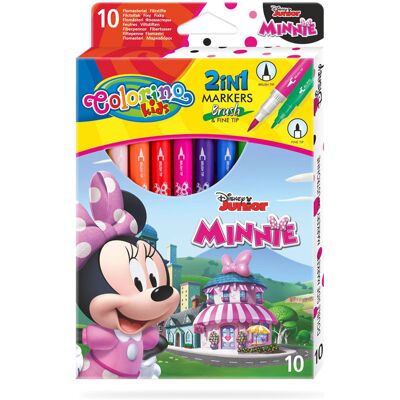 Box 10 Marcadores dobles Colorino Disney Minnie - Colorino Box 10 Marcadores dobles Colorino Disney Minnie - Colorino