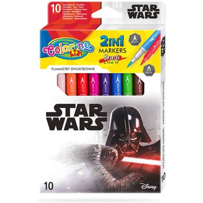 Marcadores Disney Star Wars Colorino - Pack de 10 Marcadores Disney Star Wars Colorino - Pack de 10
