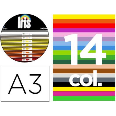 Cartulina Guarro A-3 29,7X42 cms Contenido "B" Colores Surtidos 185 Grs Cartulina Guarro A-3 29,7X42 cms Contenido "B" Colores Surtidos 185 Grs