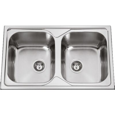 Fregadero Okio Plus 80 Duo 800X500mm (Acero Inoxidable Pulido) - RODI Fregadero Okio Plus 80 Duo 800X500mm (Acero Inoxidable Pulido) - RODI