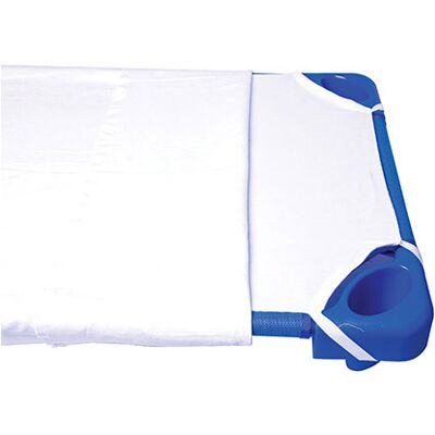 Sábana para Cama de Guardería Amaya Blanco 50% Algodón 50% Acrílico 126X55 cm Sábana para Cama de Guardería Amaya Blanco 50% Algodón 50% Acrílico 126X55 cm