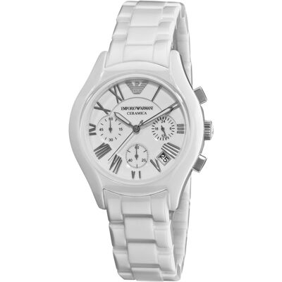 Giorgio Armani AR1404 Reloj analógico de 38 mm (blanco) - Armani Giorgio Armani AR1404 Reloj analógico de 38 mm (blanco) - Armani