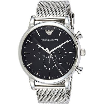 Giorgio Armani AR1808 Reloj analógico de 46 mm (plata) - Armani Giorgio Armani AR1808 Reloj analógico de 46 mm (plata) - Armani