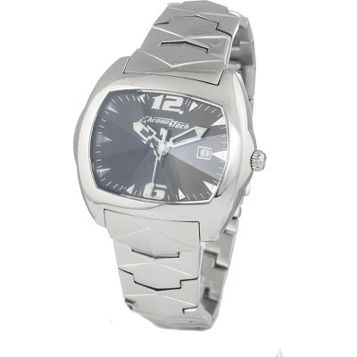 CHRONOTECH CT2188L -02M Reloj analógico de 41 mm (plata) - cronotech CHRONOTECH CT2188L -02M Reloj analógico de 41 mm (plata) - cronotech