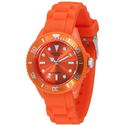 Reloj analógico L4167-04 35 mm (naranja) - Madison Reloj analógico L4167-04 35 mm (naranja) - Madison