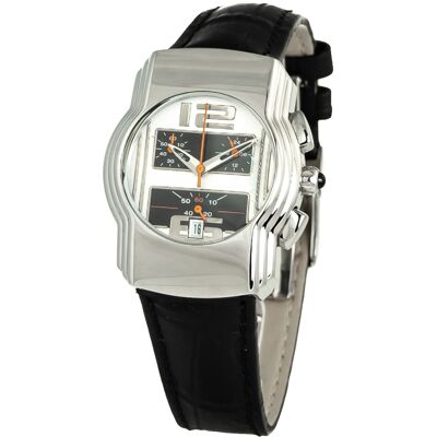 CT7280M -03 Reloj analógico de 38 mm (plata) - Chronotech CT7280M -03 Reloj analógico de 38 mm (plata) - Chronotech
